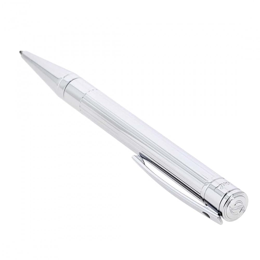S.T. Dupont D-Initial Ballpoint pen, Chrome, Silver, 265201